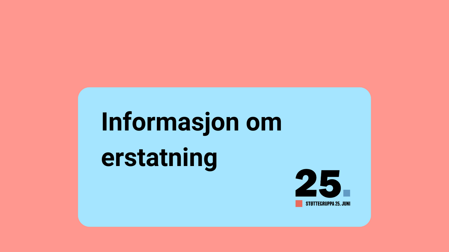 Informasjon om erstatninger